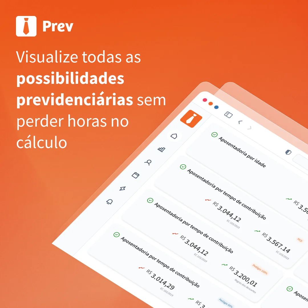 Visualize todas as possibilidades previdenciárias sem perder horas no cálculo