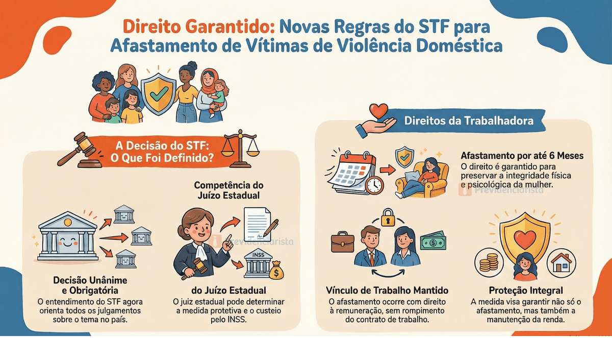 infográfico que explica direito da mulher que sofreu violência doméstica