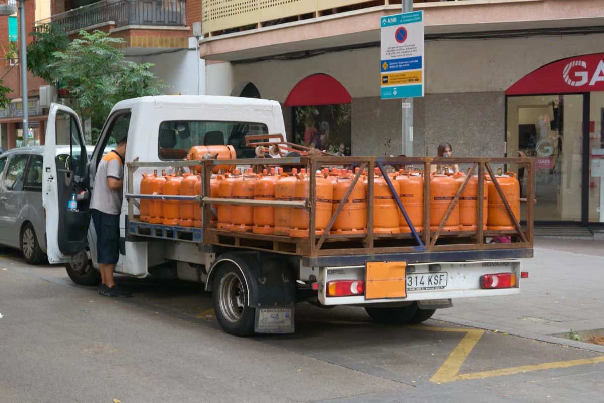 caminhão de gás
