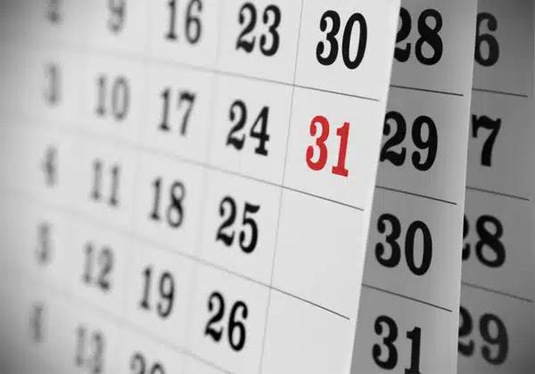 calendario datas conversão de tempo especial