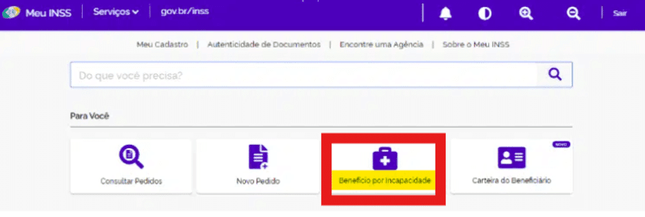 benefício por incapacidade