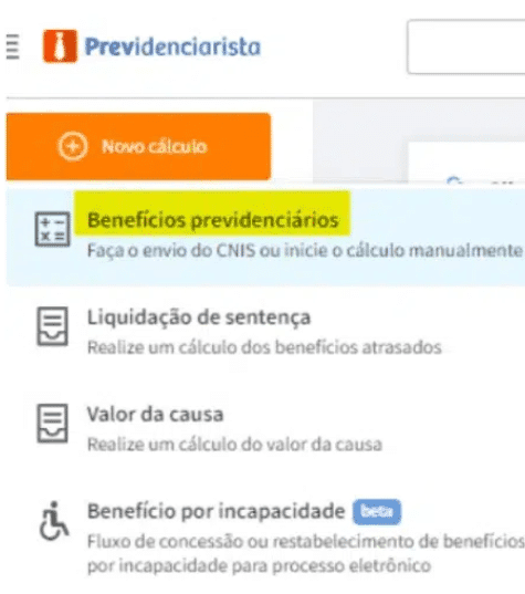 simular aposentadoria prev