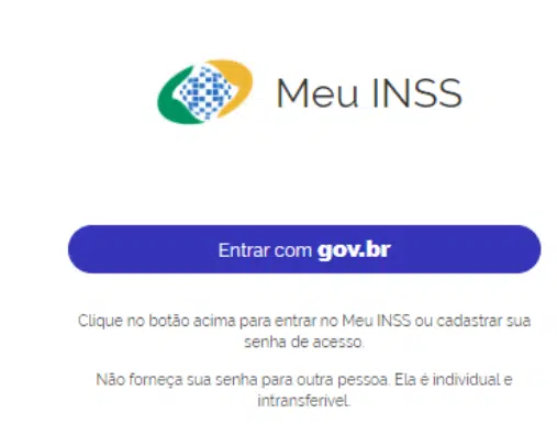 site meu inss